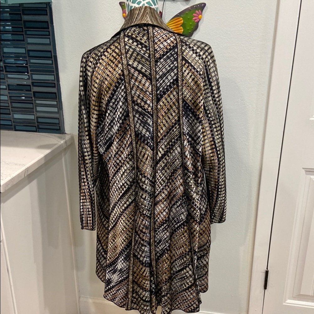 Stylish Brown Patterned Women's Sweater - Picture 5 of 9